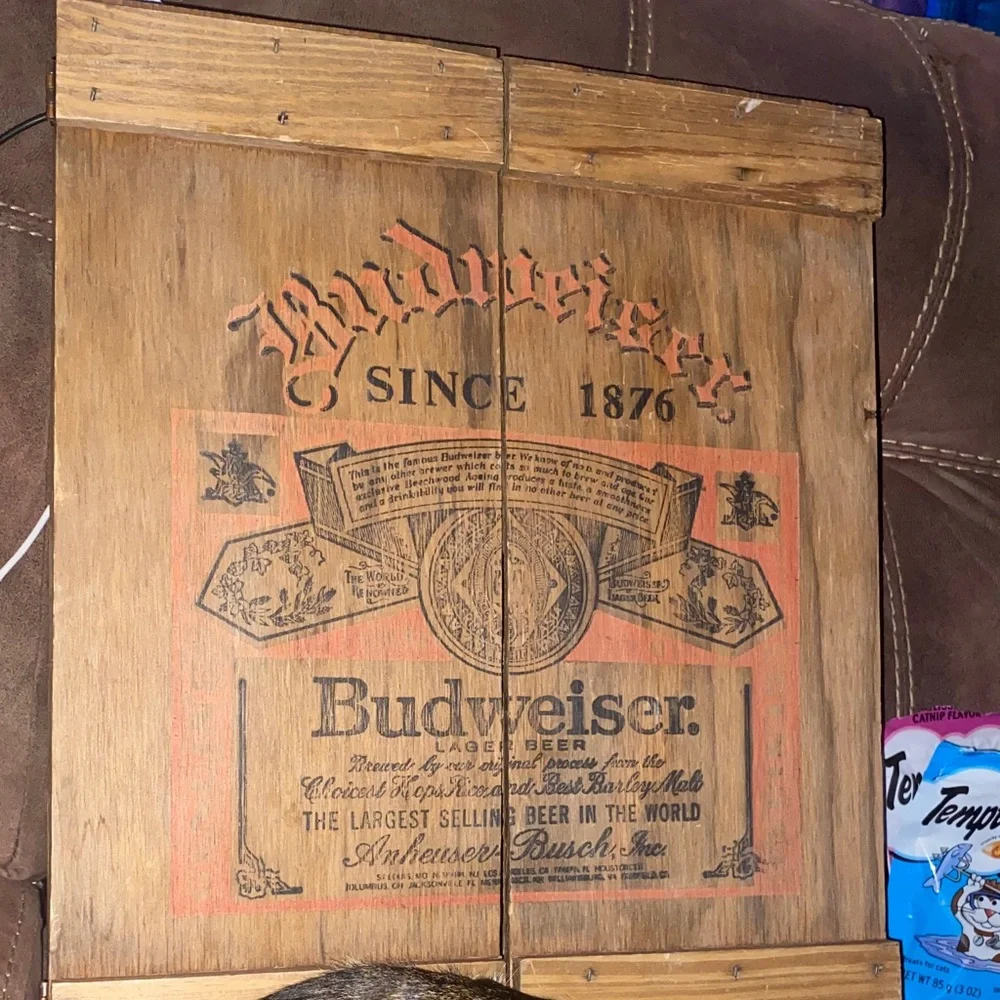 Budweiser Rustic Brown Wall Decor